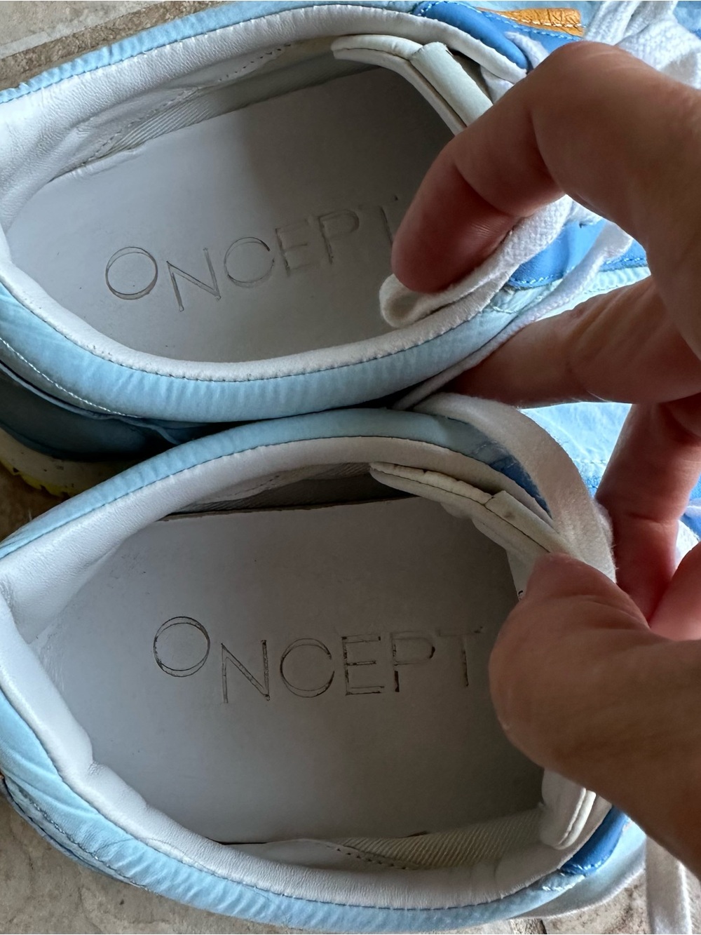 Oncept Travelist Tokyo Blue Sneakers - Picture 4 of 9